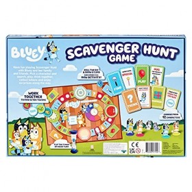 Bluey Scavenger Hunt Jeu de société Officiel pour 2 à 4 Joueurs