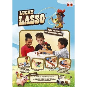 Goliath Lucky Lasso, Paarden spel Voor Kinderen Vanaf 4 Jaar en 2 tot 5 Spelers, Actiespel waarin Je Boerderijdieren Vangt, L