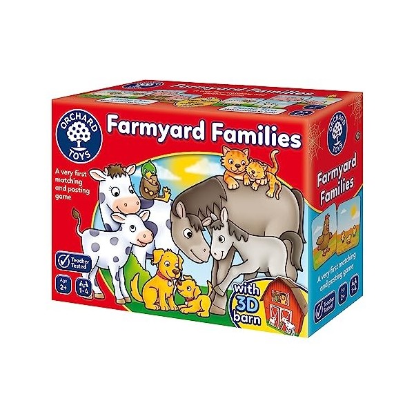 Orchard Toys Jeu de Famille de la Ferme, Jeu dassociation et de Publication Amusant, Parfait pour Les Enfants à partir de 2 