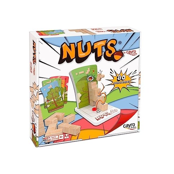 Cayro - Nuts - Jeu de compétences cognitives et dintelligences Multiples - Jeu pour Enfants - Jeu de société - 7072 Cranbe