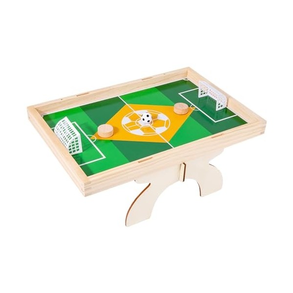 bellv Jeu de société de Football - Jeu déchecs Volants de Table en Bois pour 2 Joueurs | Jeux de société pour pour Aire de J