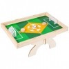 bellv Jeu de société de Football - Jeu déchecs Volants de Table en Bois pour 2 Joueurs | Jeux de société pour pour Aire de J