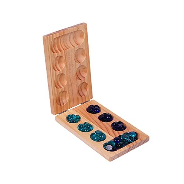 Jeu de Portable , avec 48 Pierres Jeu de pour 2 Joueurs Jeu de pour Le Divertissement Garçons Filles Voyage en