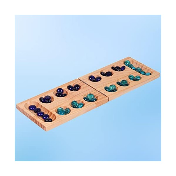 Jeu de Portable , avec 48 Pierres Jeu de pour 2 Joueurs Jeu de pour Le Divertissement Garçons Filles Voyage en