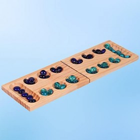 Jeu de Portable , avec 48 Pierres Jeu de pour 2 Joueurs Jeu de pour Le Divertissement Garçons Filles Voyage en