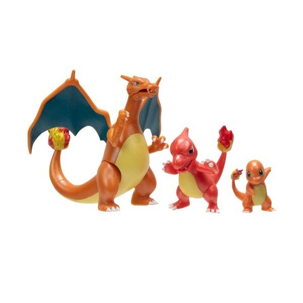 Pokèmon 38194 Select Lot de 3 Figurines Pichu et Pikachu et Raichu de 7,6 cm, Evolution Multipack Style 2