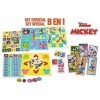 Educa - Jeux de Société Mickey & Friends Set 8 en 1 | Lot 8 Jeux de Table pour Enfants de Mickey et Ses Amis | Jeux de Platea