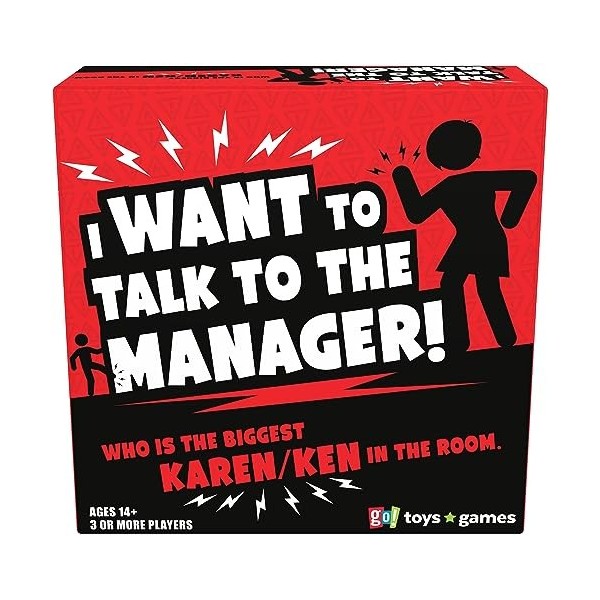 I Want to Talk to The Manager - Jeu De Cartes à Partir De 14 Ans - Jeu De Société De 3 à 8 Joueurs