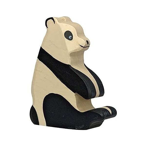 Holztiger - 80191 - Figurine - Panda, Assis
