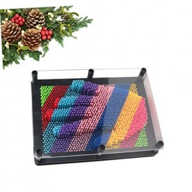 HOOTNEE Tableau dimpression Pin Art Jouets Enfants Pin Art Main Pin Art Enfants Jouant 3D en Trois Dimensions