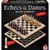 Schmidt Spiele 88288 Dames, Echecs Noir, Tradition du Jeu