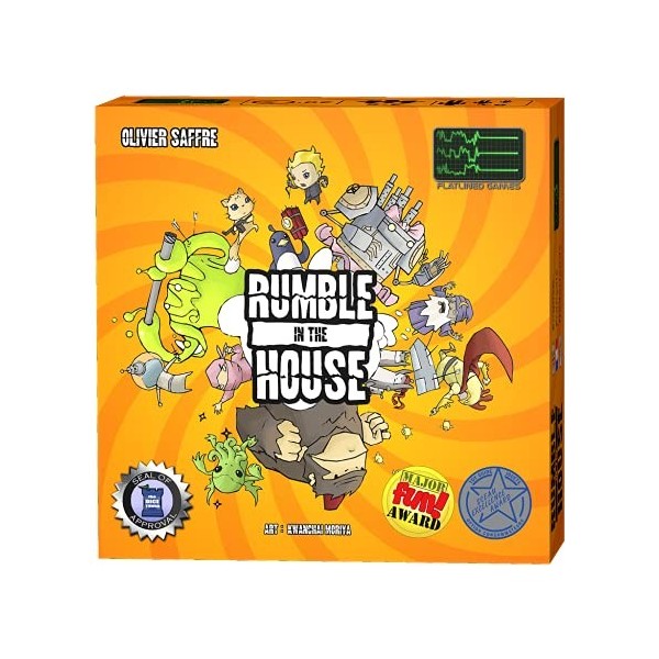 Flatlined Games - 88002 - Jeu De Plateau - Rumble in The House