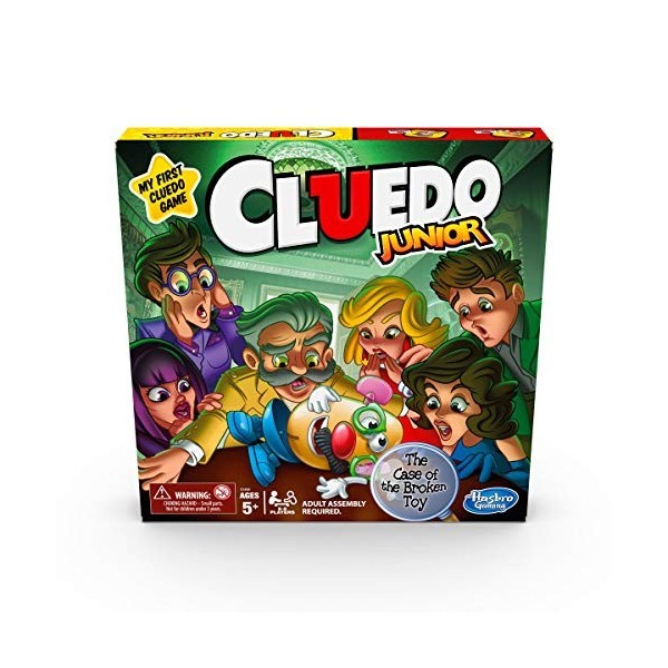 Hasbro Cluedo Junior Jeu, Anglais Version