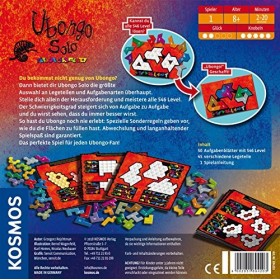 Kosmos Ubongo Solo FKS6942030 694203 - 1 Joueur 45 pièces - 546 Niveaux - Jeu de Casse-tête et de Jeu - À partir de 8 Ans