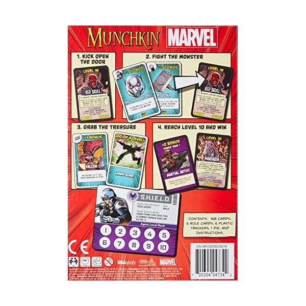 Steve Jackson Games - Munchkin: Marvel - Board Game