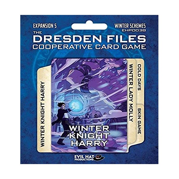 Evil Hat Productions EHP00038 Dresden Files: Cooperative Card Game Expansion 5-Winter Schémas, Multicolore