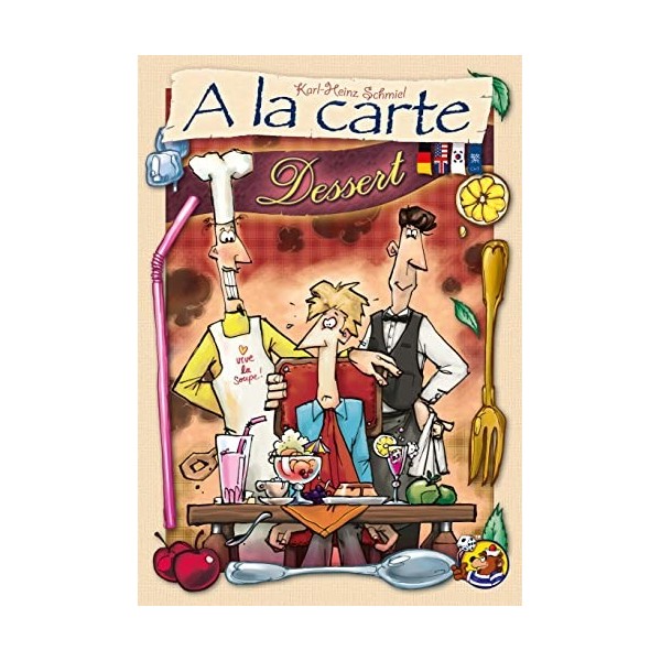 Heidelberger Spieleverlag, HeidelBÄR Games HG104 – A la Carte : Extension de Dessert – pour 2 à 5 Joueurs à partir de 8 Ans –