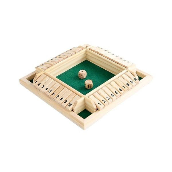 ZAGARO Fermez la boîte - Jeu de société en Bois,Jeux de Table pour Adultes, Famille, Salle de Classe, Maison, fête ou pub, Je