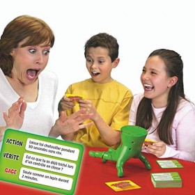 Megableu- TournMain-Nouvelle Edition-Jeu Action ou Vérité-Grand Classique-100 Cartes avec 300 Défis-A Jouer en Famille ou En