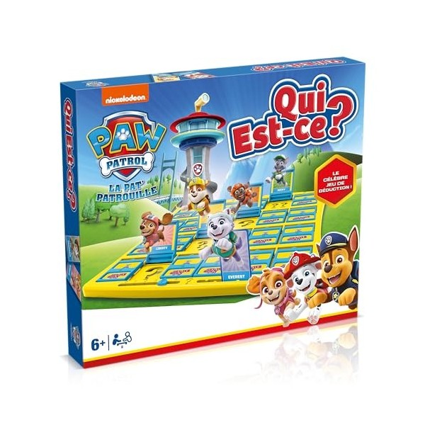 Winning Moves - QUI EST-CE? LA PATPATROUILLE Paw Patrol - Jeu de société - Version française