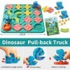 burgkidz Logical Road Builder Labyrinthe Jeu de Société pour Enfants, Jeux de Plateau Logique Puzzle Construction de Routes a