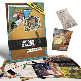 Hidden Games Scène de crime - REIF POUR Lîle - Allemand - Jeu de crime réaliste, jeu de détective passionnant, jeu Escape Ro