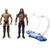WWE coffret duel de champions, figurines articulées de catch, Cesaro & Roman Reigns, en tenue de combat, jouet pour enfant, H