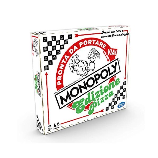 Hasbro Monopoly Pizza, multicolore E5798103 - version italienne