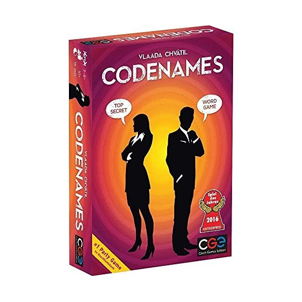 kuaetily Codenames English Codenames Games ,Spiel des Jahres 2016, Brettspiel Spielzeug für Kinder und Erwachsene （English）