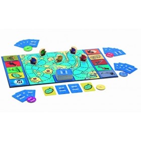 DJECO Jeu Bluff Pirate Jouets à empiler et à tiroir 38417 