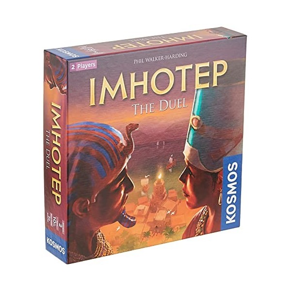 Thames & Kosmos , 694272 , Imhotep Duel , The Competition of The Builders Continues , Strategy Game , 2 Players , Ages 10+