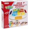 Genérico Oca et Parchis Automatique/Jeu de Table 2-4 Joueurs/Jeu Traditionnel pour Enfants et Adultes/Réversible 2 en 1 Les D