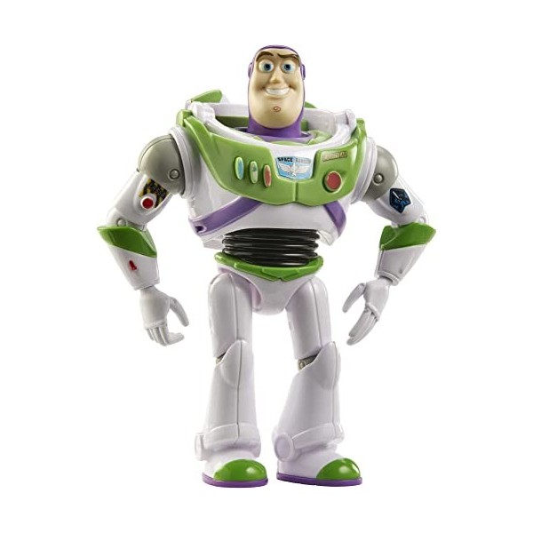 Disney Buzz lEclair Toy Story Figurine Buzz lEclair, Figurine articulée 18 cm , avec détails authentiques, à collectionner