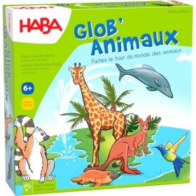 HABA - Glob‘Animaux - Jeu de société - Jeu de connaissances sur les animaux et insectes - 5 ans et plus - 306562