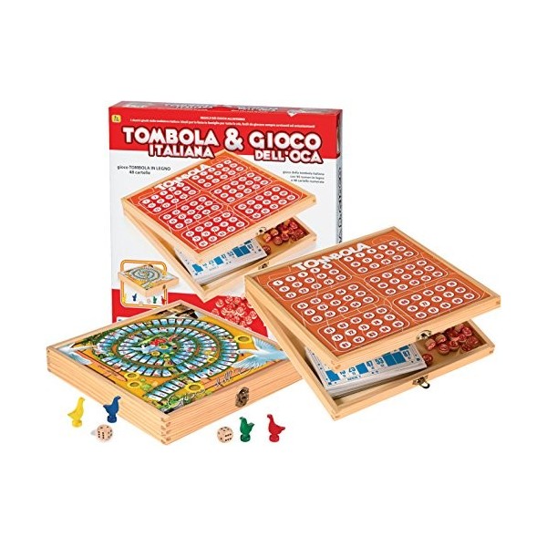 Tombola+gioco delloca legno - Jouets Jeux de société RS TOYS