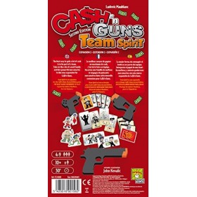 Repos Production | Cashn Guns - Extension 2 Team Spirit - Seconde édition | Jeu de société | À partir de 10 ans | 4 à 9 joue