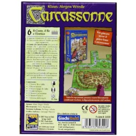 Giochi Uniti Carcassonne Il Conte, il Re e LEretico&nbsp;–&nbsp;Extension de Jeu français Non Garanti 