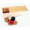 StonKraft Monnaie en bois Carrom avec boîte en bois