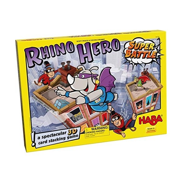 HABA - Boîte italienne - Rhino Hero - Super Battle - 303670. HA