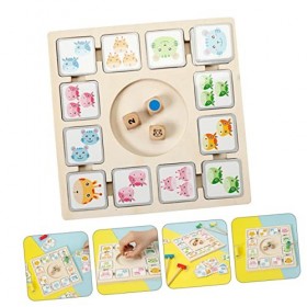 SAFIGLE 1 Ensemble De Jouet DAspiration Bloc Drôle Jeu De Société Match De Mémoire Jeu De Société Jouet dimage Assorti Joue