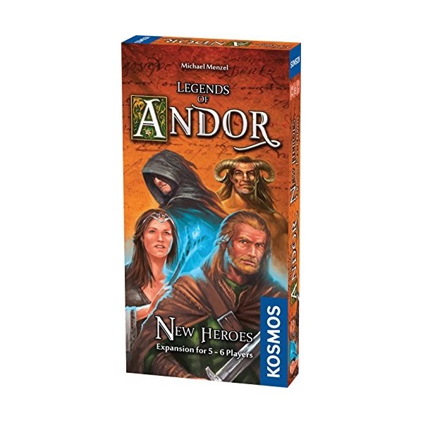Thames & Kosmos ,692261, Legends of Andor: New Heroes Expansion, Compatible with Part 1, Cooperative Board Game, 2-6 Players,