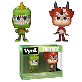 Funko VYNL: Fortnite A -2PK - Rex & Tricera Ops - Figurine en Vinyle à Collectionner - Idée de Cadeau - Produits Officiels - 