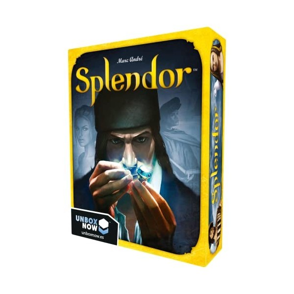 Asmodée - Jeu de stratégie Splendor Version espagnole - Langue espagnole