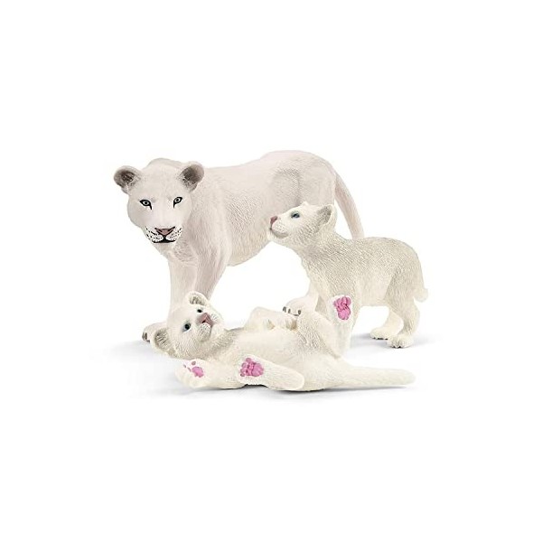 Schleich 42505 Lionne avec bébés, dès 3 ans, Wild Life - coffret, 13,6 x 5,8 x 19,2 cm