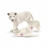 Schleich 42505 Lionne avec bébés, dès 3 ans, Wild Life - coffret, 13,6 x 5,8 x 19,2 cm