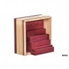 KAPLA 9000160 Lot de 40 Plaquettes en Bois Violet