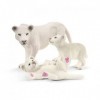 Schleich 42505 Lionne avec bébés, dès 3 ans, Wild Life - coffret, 13,6 x 5,8 x 19,2 cm