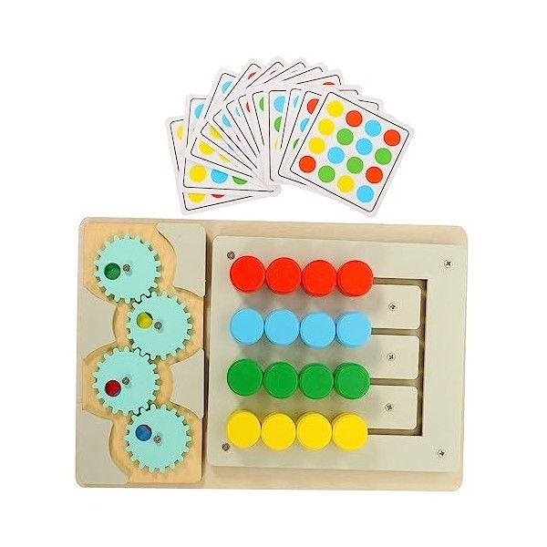 Operitacx 1 Jeu Jouets Assortis De Couleur Planche De Tri Jouet Plateau De Jeu De Correspondance Des Couleurs Jouets Éducatif