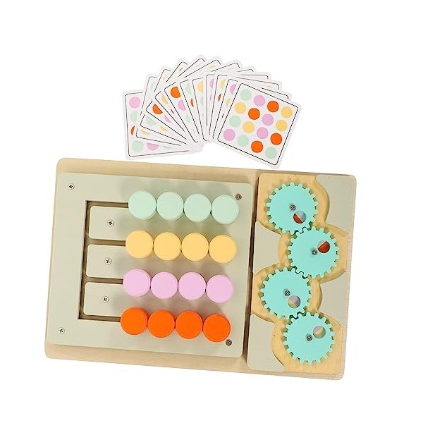Operitacx 1 Jeu Jouets Assortis De Couleur Planche De Tri Jouet Plateau De Jeu De Correspondance Des Couleurs Jouets Éducatif