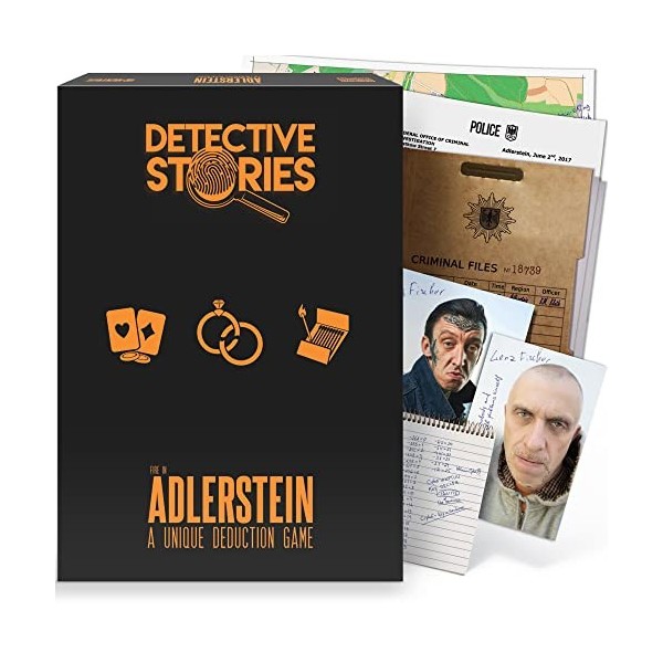 Detective Stories. Case 1: The Fire in Adlerstein Board Game